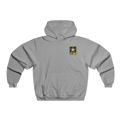 Army Veteran Hoodie — Eagle & American Flag Backprint with US Army Crest