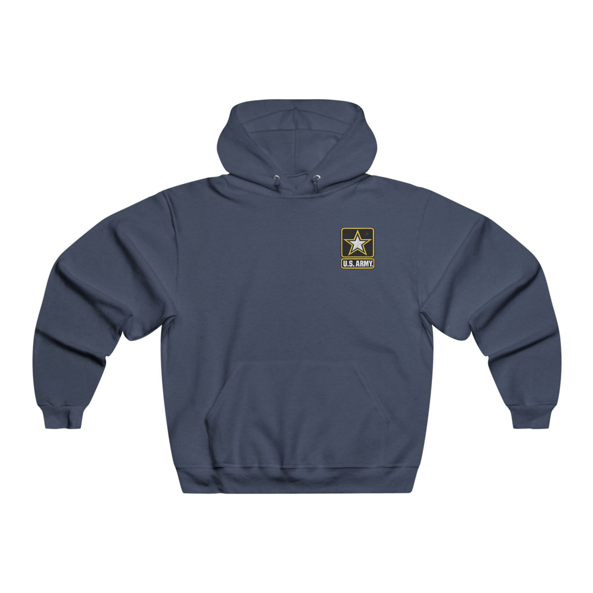 Army Veteran Hoodie — Eagle & American Flag Backprint with US Army Crest