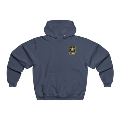 Army Veteran Hoodie — Eagle & American Flag Backprint with US Army Crest