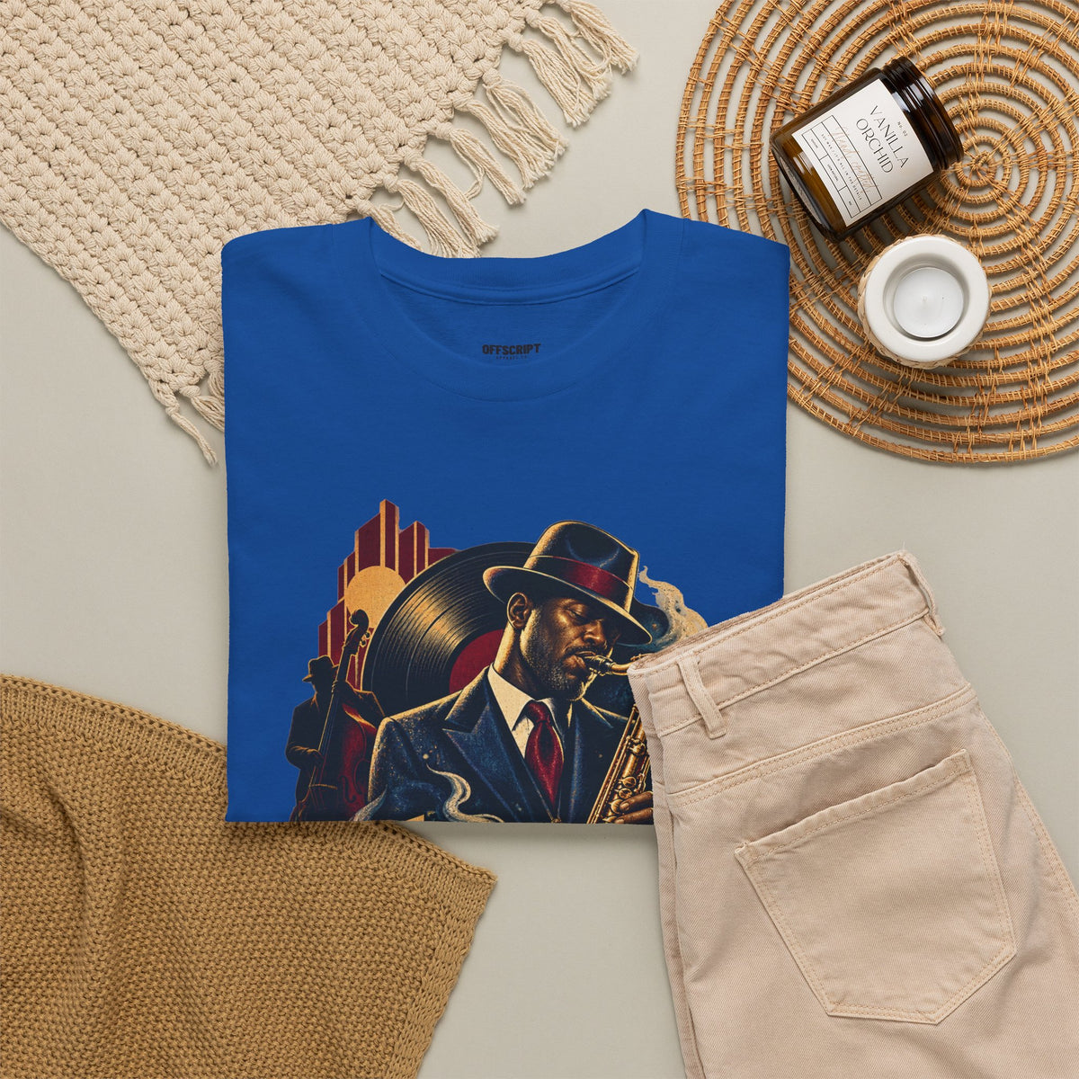 Saxophone Jazz Musician T-Shirt — Vintage Sax Player Tee