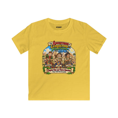 Kids Adventure T‑Shirt — "The Adventures of Langstrom & Pepperwood" Fantasy Design