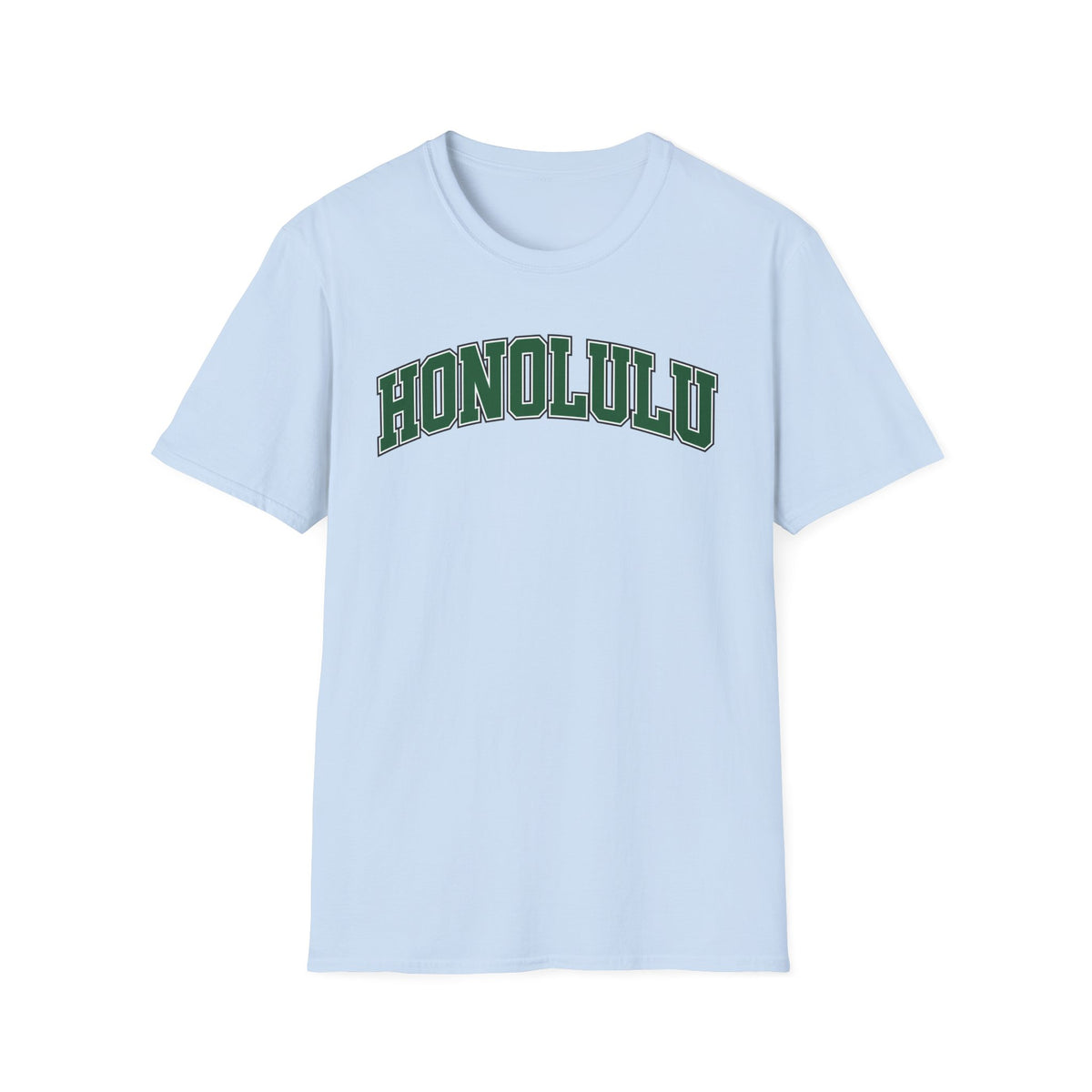 Honolulu Arch Logo T-Shirt — Vintage Collegiate Hawaii Tee