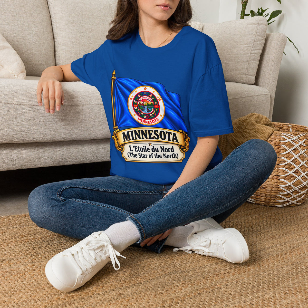 Minnesota Flag T-Shirt — "L'Étoile du Nord" State Pride Tee