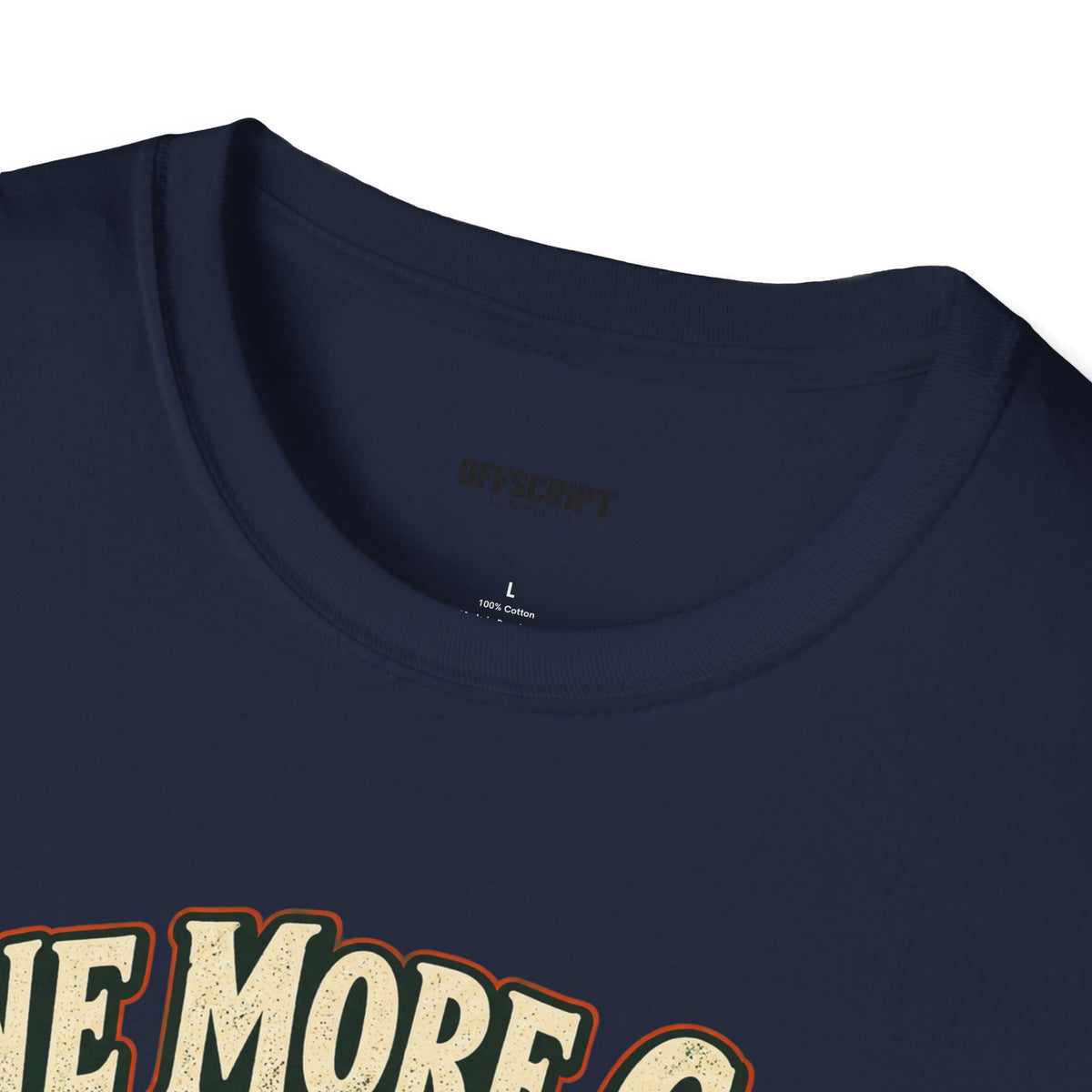 Fishing T-Shirt — "One More Cast" Bass Graphic Tee