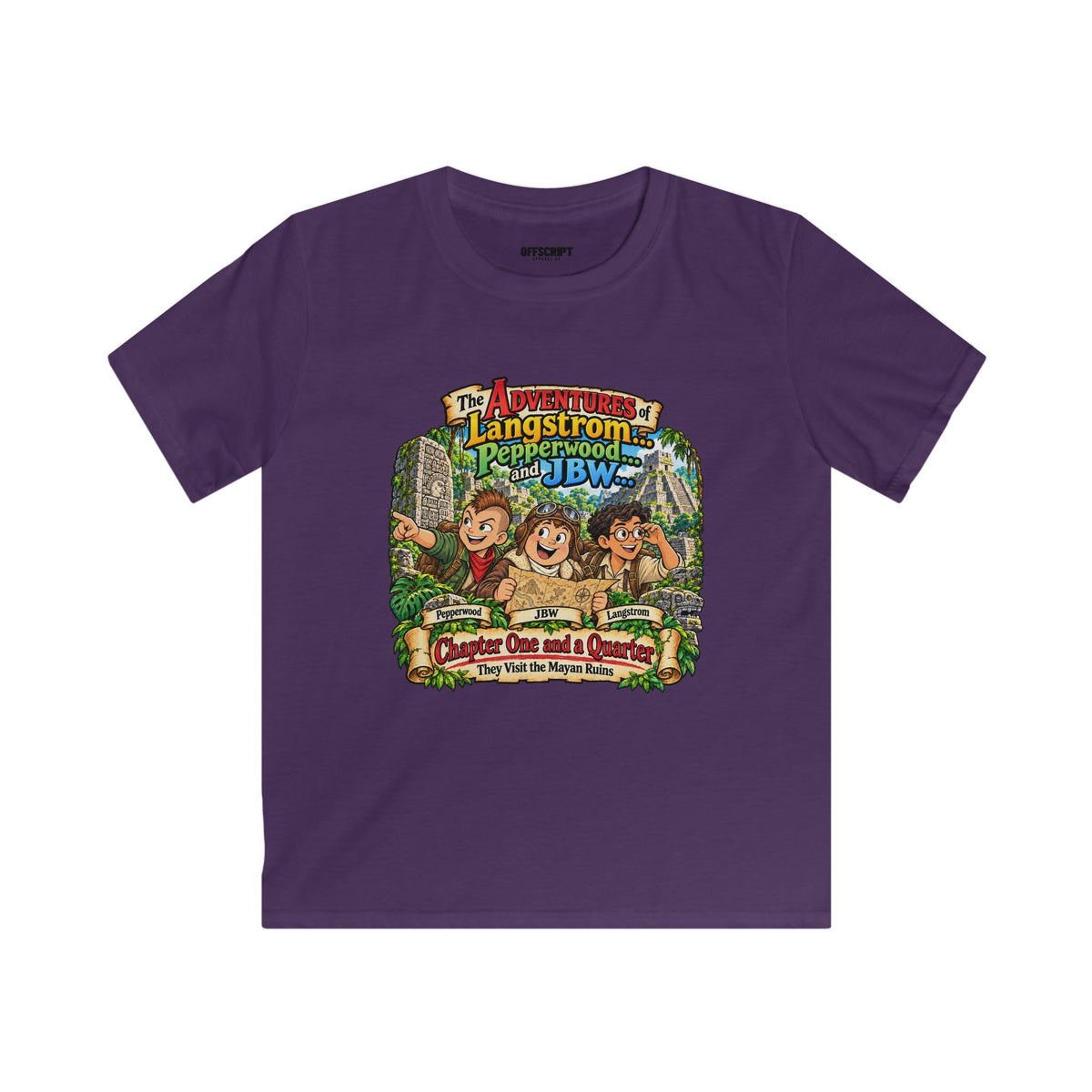 Kids Adventure T‑Shirt — "The Adventures of Langstrom & Pepperwood" Cartoon Tee