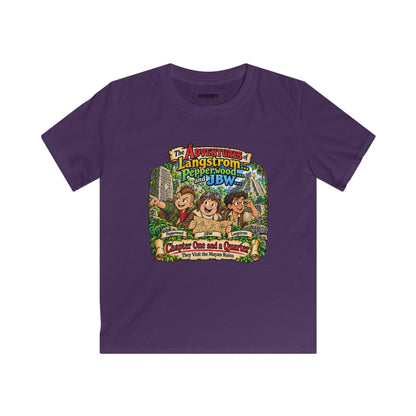Kids Adventure T‑Shirt — "The Adventures of Langstrom & Pepperwood" Cartoon Tee