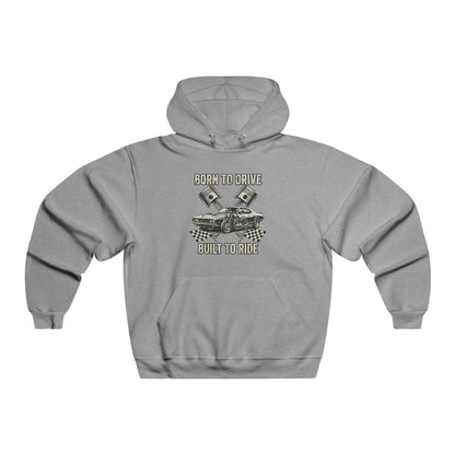 Mechanic Gearhead Hoodie — Vintage Wrench & Tire Flame Auto Repair Sweatshirt