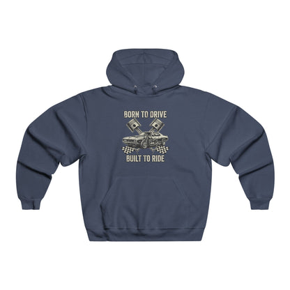 Mechanic Gearhead Hoodie — Vintage Wrench & Tire Flame Auto Repair Sweatshirt