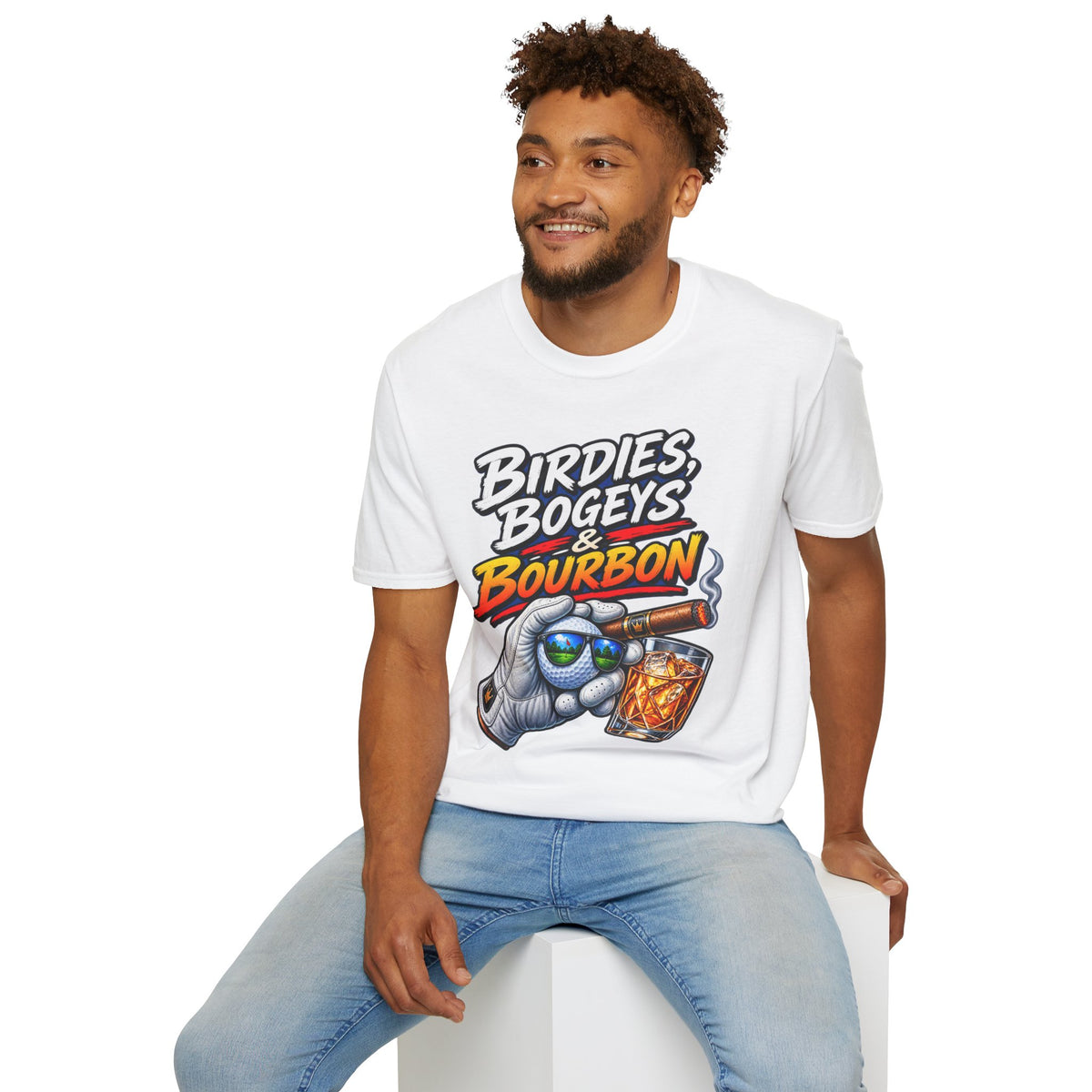 Birdies, Bogeys & Bourbon Golf T-Shirt