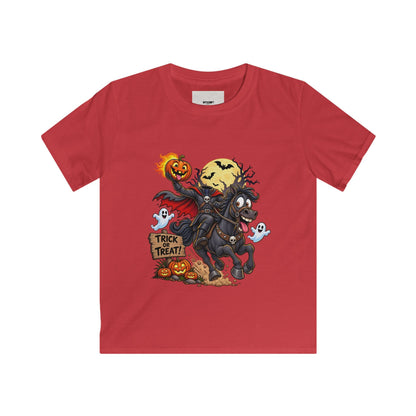 Kids Halloween Tee — Headless Horseman Trick or Treat Shirt for Children