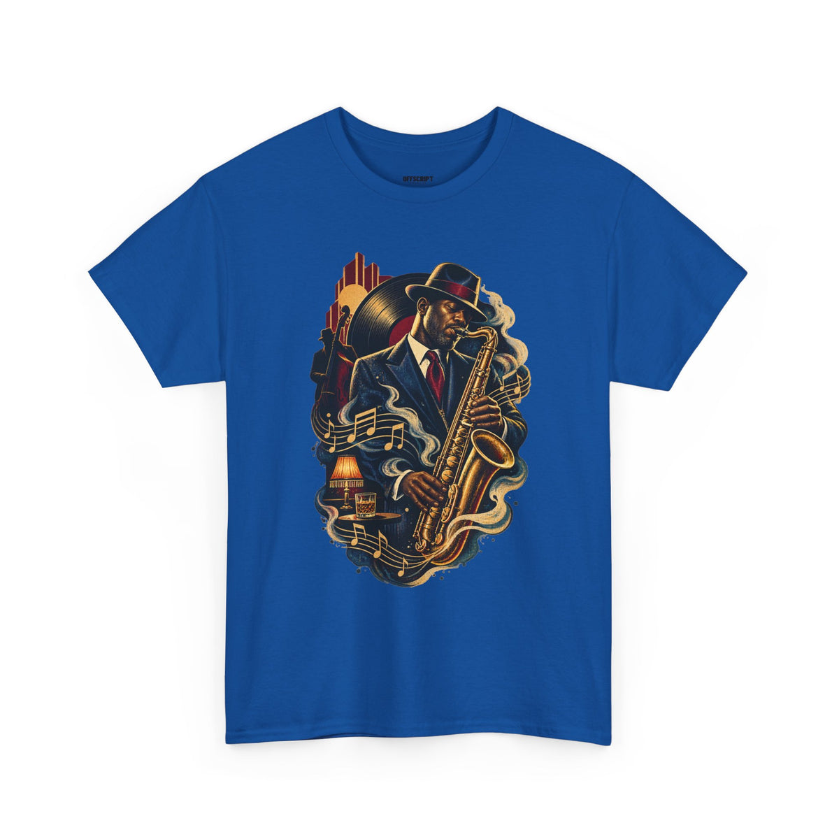 Saxophone Jazz Musician T-Shirt — Vintage Sax Player Tee