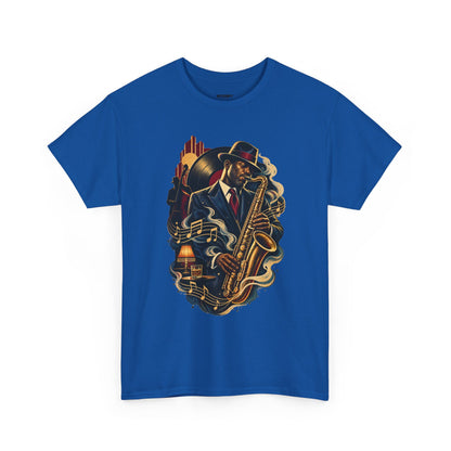 Saxophone Jazz Musician T-Shirt — Vintage Sax Player Tee