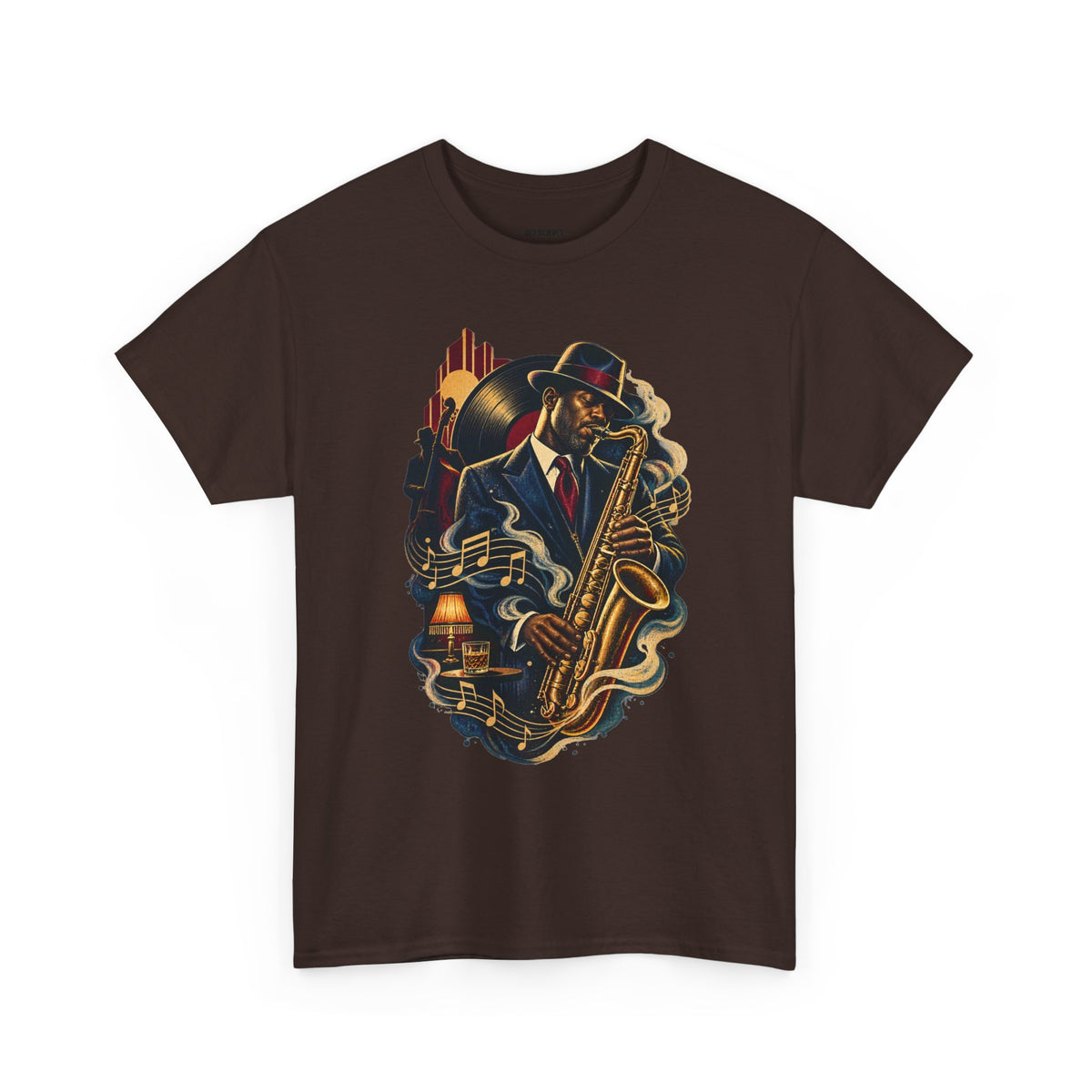 Saxophone Jazz Musician T-Shirt — Vintage Sax Player Tee