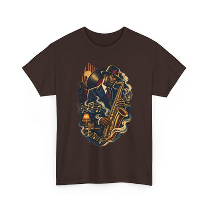 Saxophone Jazz Musician T-Shirt — Vintage Sax Player Tee