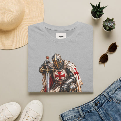Knight T-Shirt — Fear No Evil Crusader Graphic Tee