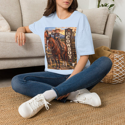 Kid's 'Lil Cowboy' T-Shirt — Cute Western Horse & Ranch Graphic