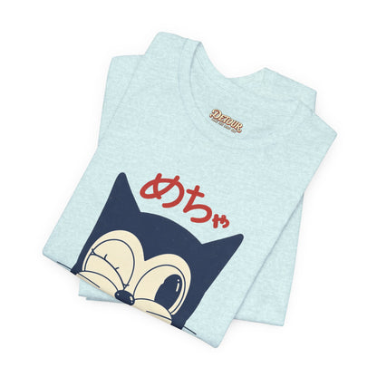 Japanese Lucky Cat T-Shirt – “めちゃ元気よ” Maneki Neko Graphic Tee