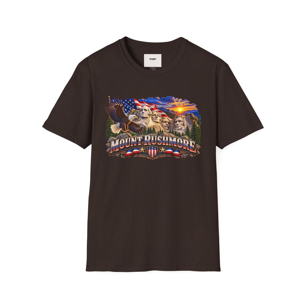 Mount Rushmore Graphic T-Shirt — Patriotic American Landmark Tee