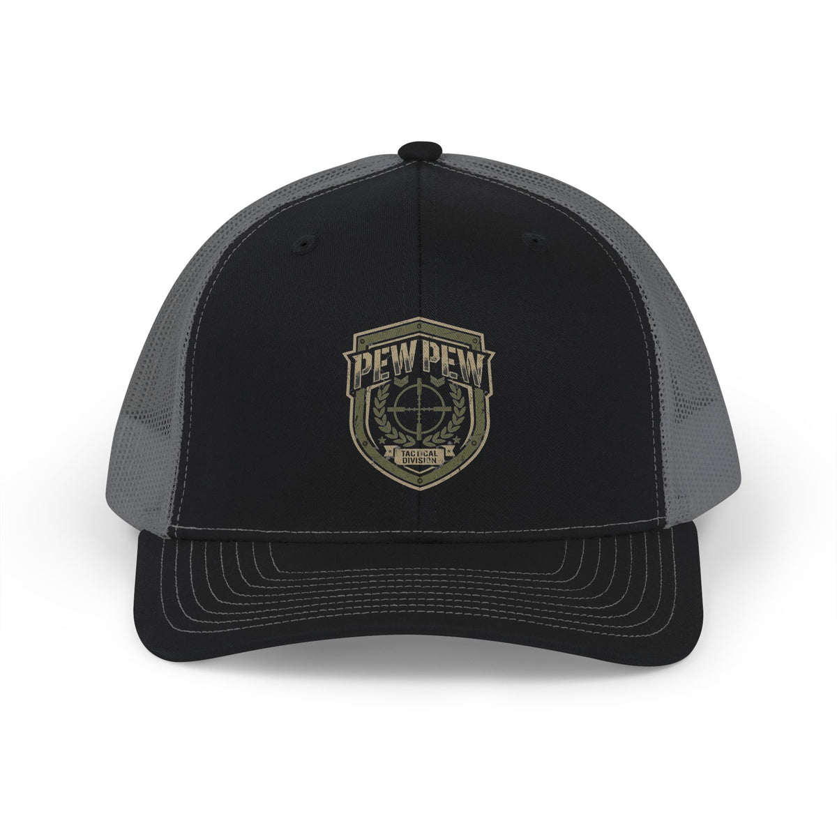 Tactical Shield Logo Snapback Cap | Trucker Mesh Hat