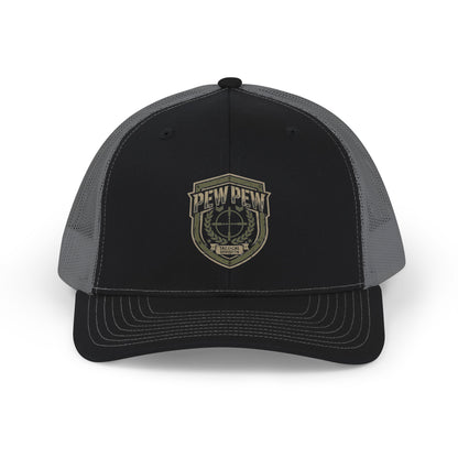 Tactical Shield Logo Snapback Cap | Trucker Mesh Hat