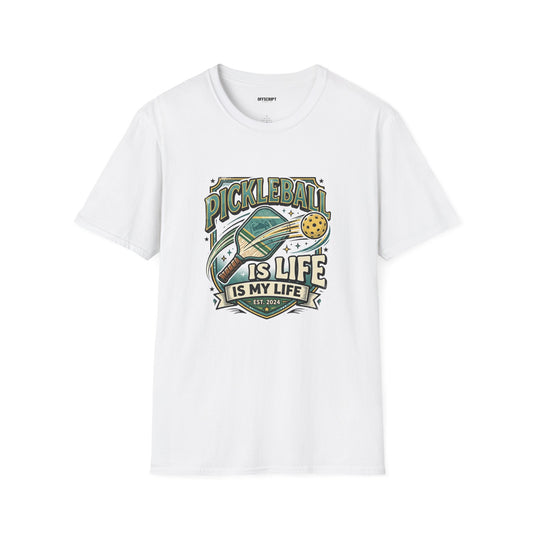 Pickleball Is Life T-Shirt — Retro Paddle & Ball Graphic Tee for Players