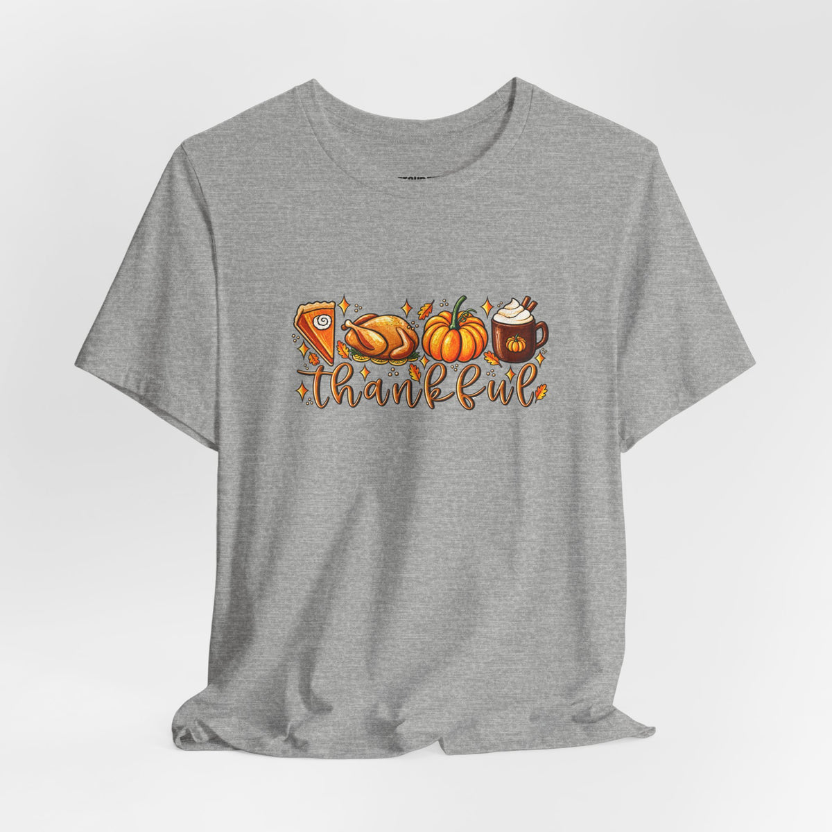 Thankful Harvest Tee — Thanksgiving Pumpkin & Pie Fall Shirt