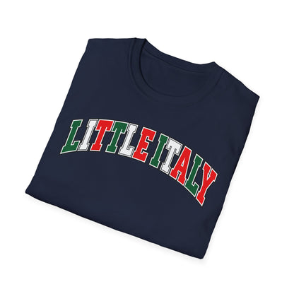 Little Italy T‑Shirt — Italian Flag Arch Graphic Tee