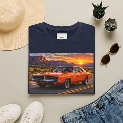 Classic Muscle Car Sunset T-Shirt