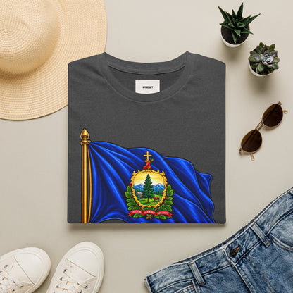 Vermont State Flag T‑Shirt — 'Freedom and Unity' Emblem Tee