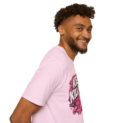 Keep Killing It pink ribbon T-Shirt | Breast Cancer Awareness, Motivational Graphic