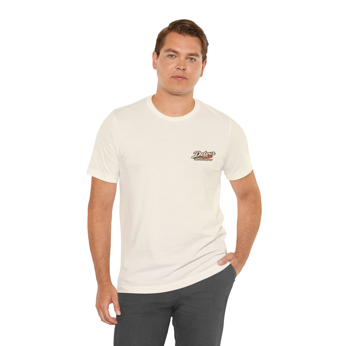 Detour Adventure Tee — 'Take the Long Way' Graphic T‑Shirt