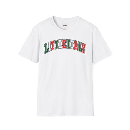 Little Italy T-Shirt — Vintage Italian Flag Graphic Tee