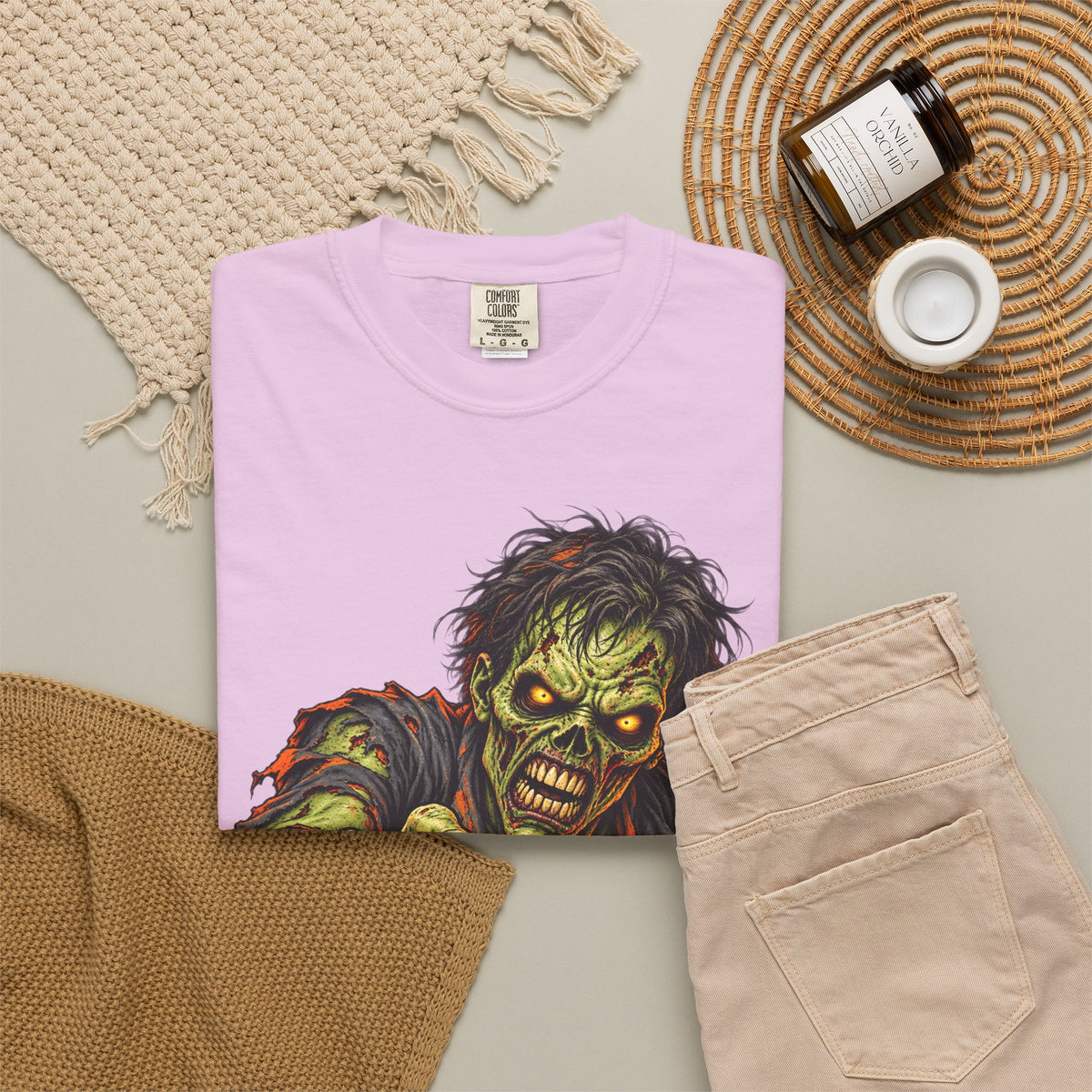 Zombie Attack T‑Shirt — Graphic Horror Tee for Halloween & Horror Fans