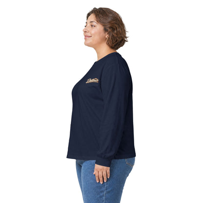 Detour Classic Car Long Sleeve Tee – 'Take The Long Way' Vintage Hot Rod Shirt