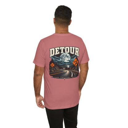 Detour Take the Long Way Road Trip Graphic T-Shirt