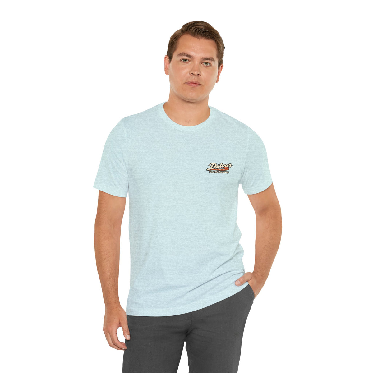 Detour Adventure Tee — 'Take the Long Way' Graphic T‑Shirt