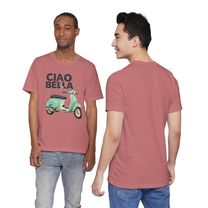 Ciao Bella Vespa Scooter Graphic T-Shirt