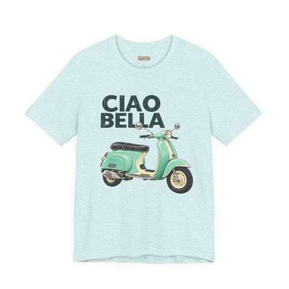 Ciao Bella Vespa Scooter Graphic T-Shirt