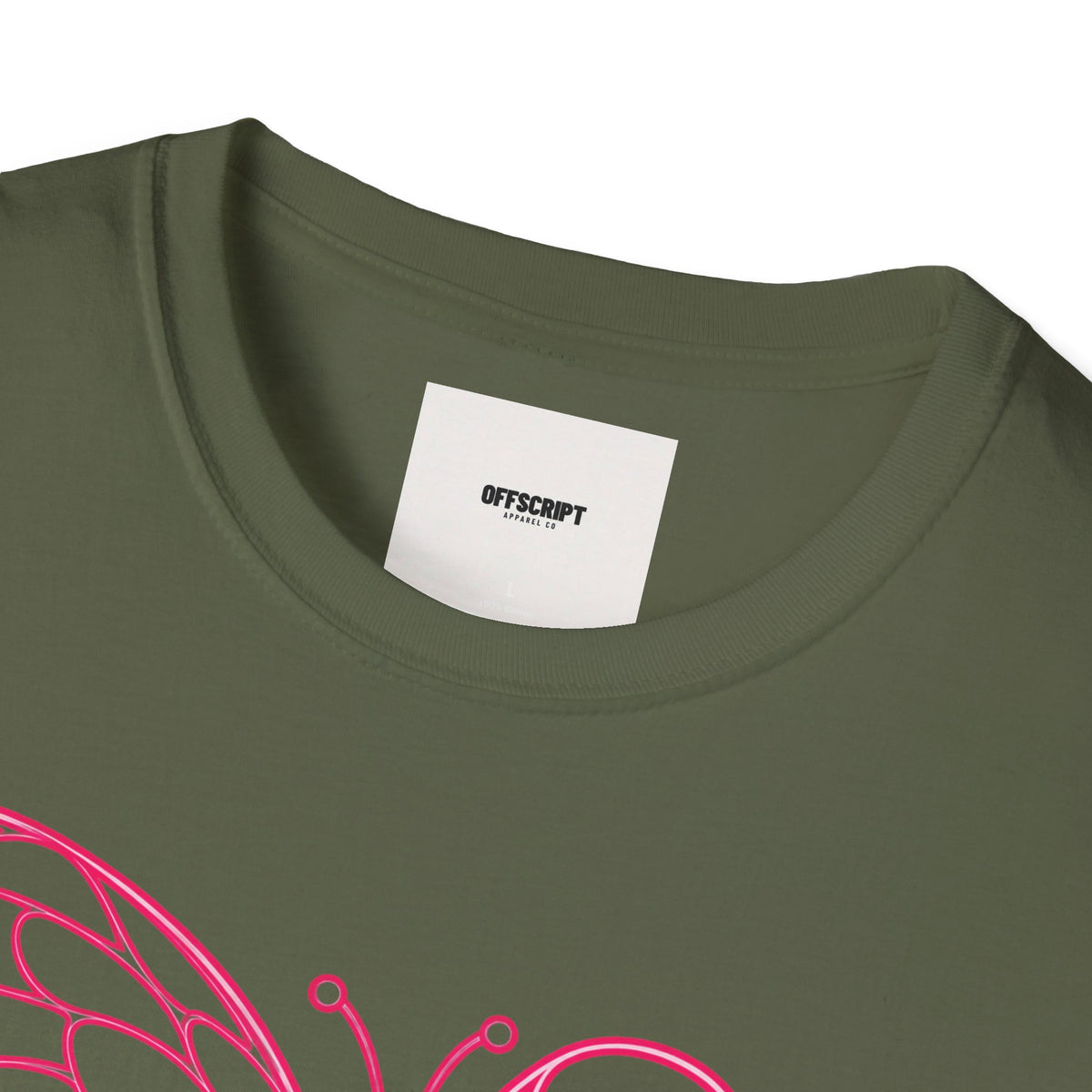 Breast Cancer Awareness Butterfly T-Shirt - Pink Ribbon Support Tee
