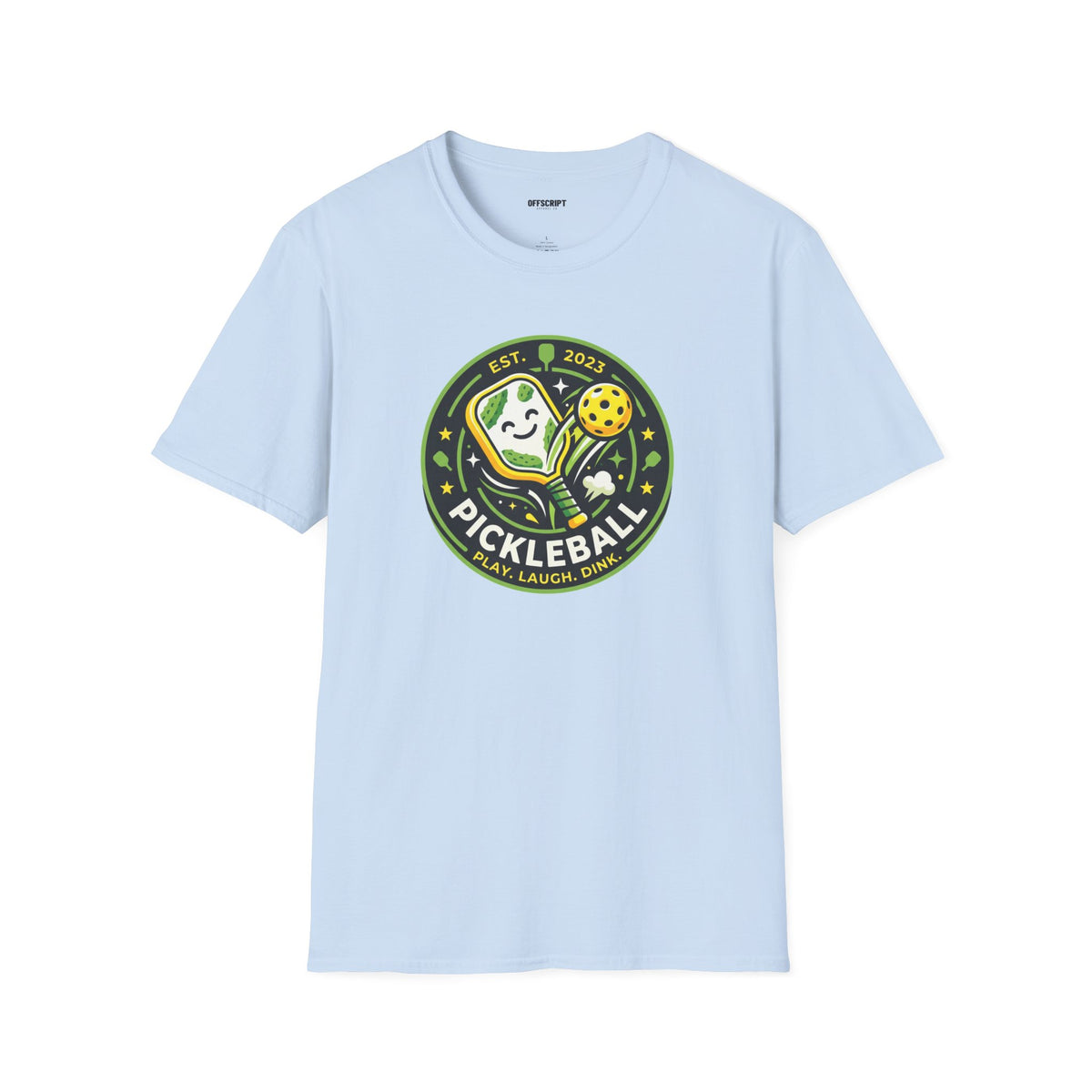 Pickleball Retro Crest T-Shirt — 'Pickleball' Vintage Logo Tee
