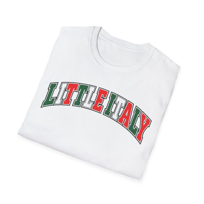 Little Italy T‑Shirt — Italian Flag Arch Graphic Tee