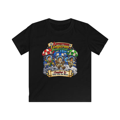 Kids Tee — The Adventures of Langstrom, Pepperwood & JBW: Chapter 2 "This Was The Moon"