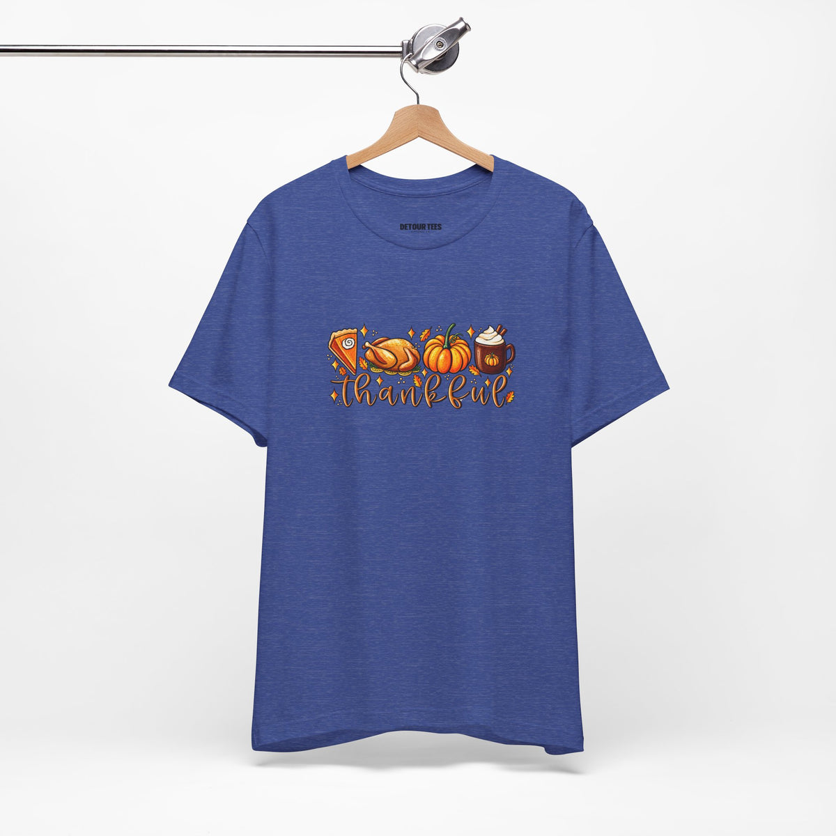 Thankful Harvest Tee — Thanksgiving Pumpkin & Pie Fall Shirt