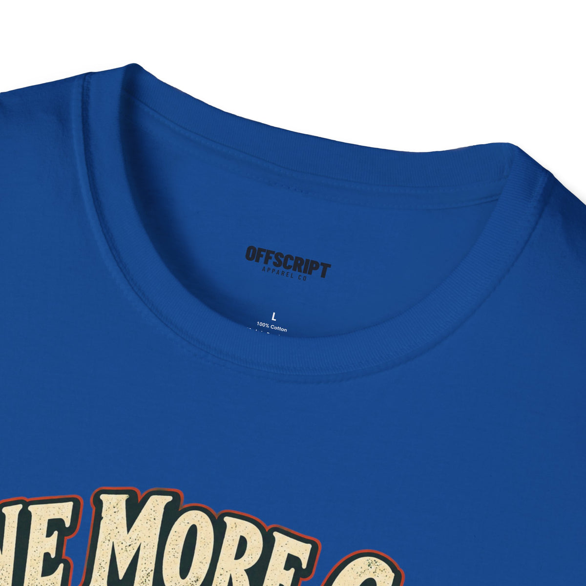 Fishing T-Shirt — "One More Cast" Bass Graphic Tee