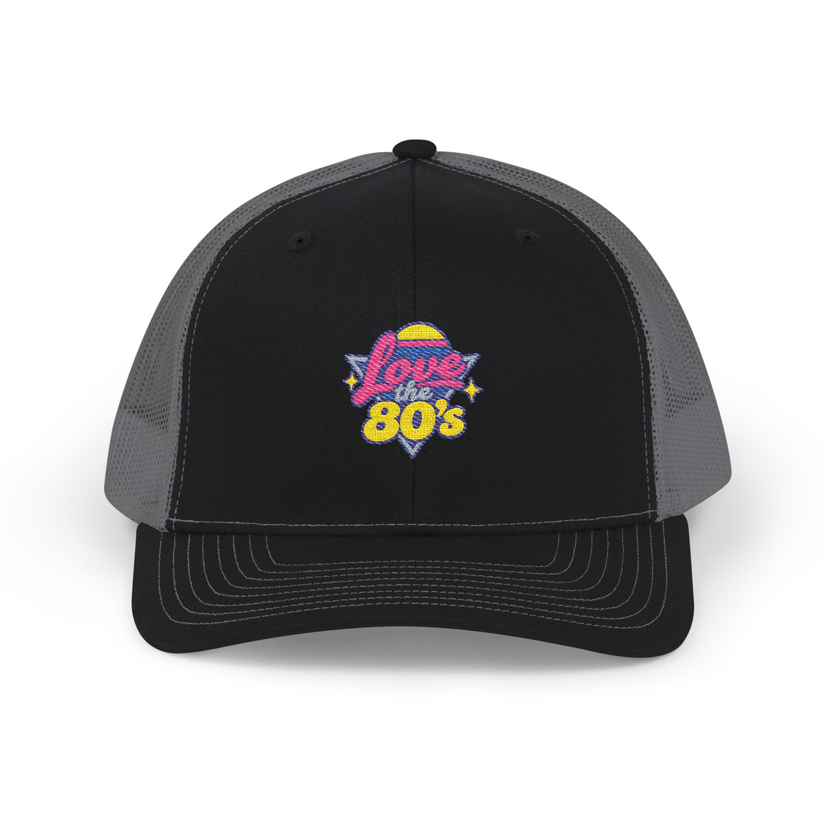 80s Retro Trucker Cap — ‘Love the 80s’ Vintage Neon Snapback