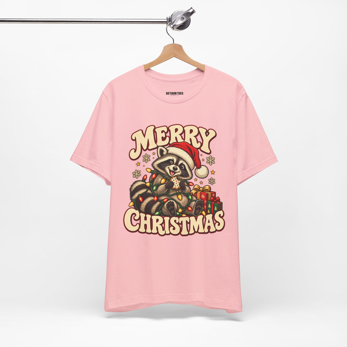 Merry Christmas Raccoon Tee