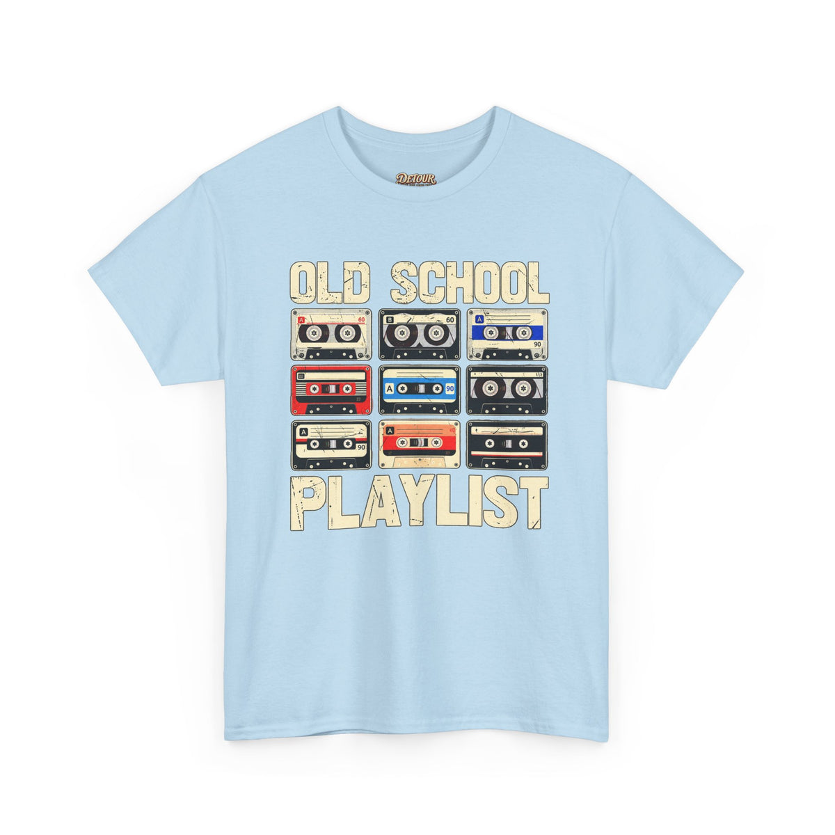 Old School Playlist Cassette Tape T-Shirt