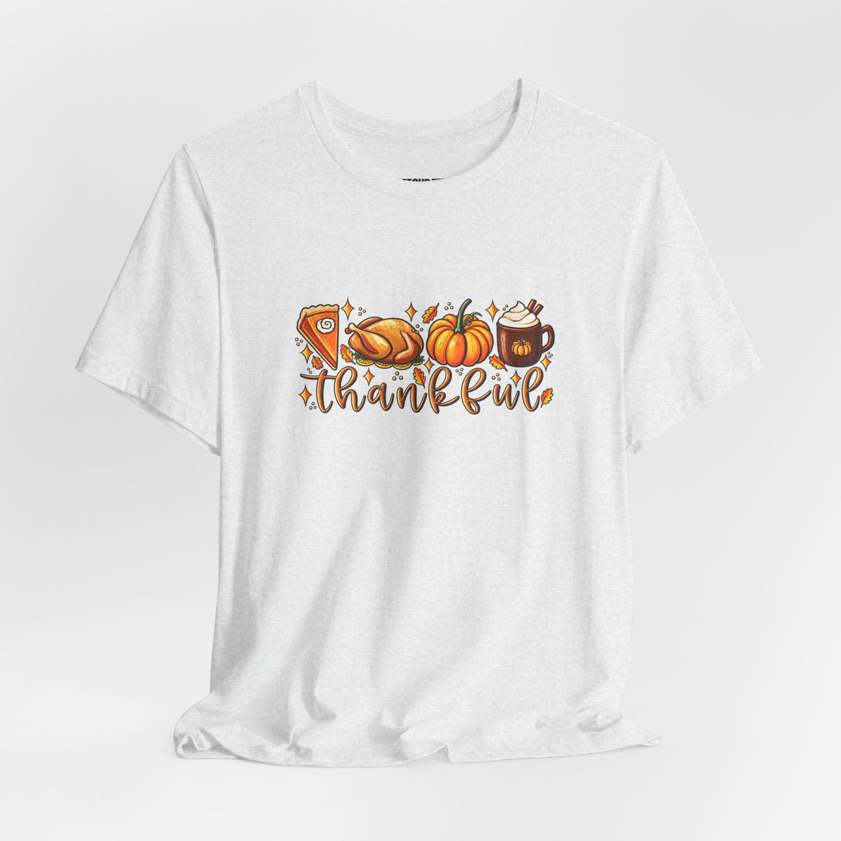 Thankful Harvest Tee — Thanksgiving Pumpkin & Pie Fall Shirt
