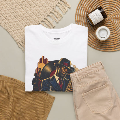 Saxophone Jazz Musician T-Shirt — Vintage Sax Player Tee