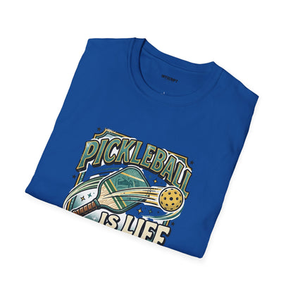 Pickleball Is Life T-Shirt — Retro Paddle & Ball Graphic Tee for Players